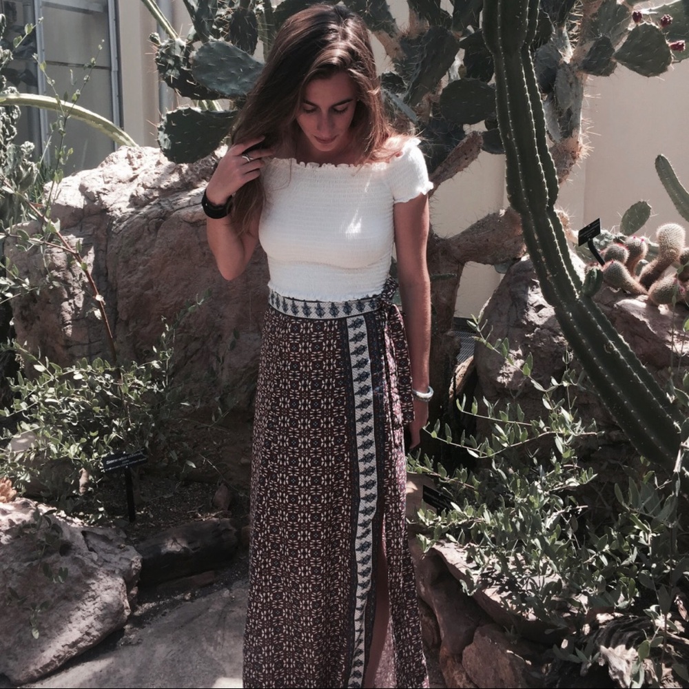 Full Tilt High Waisted Maxi Skirt